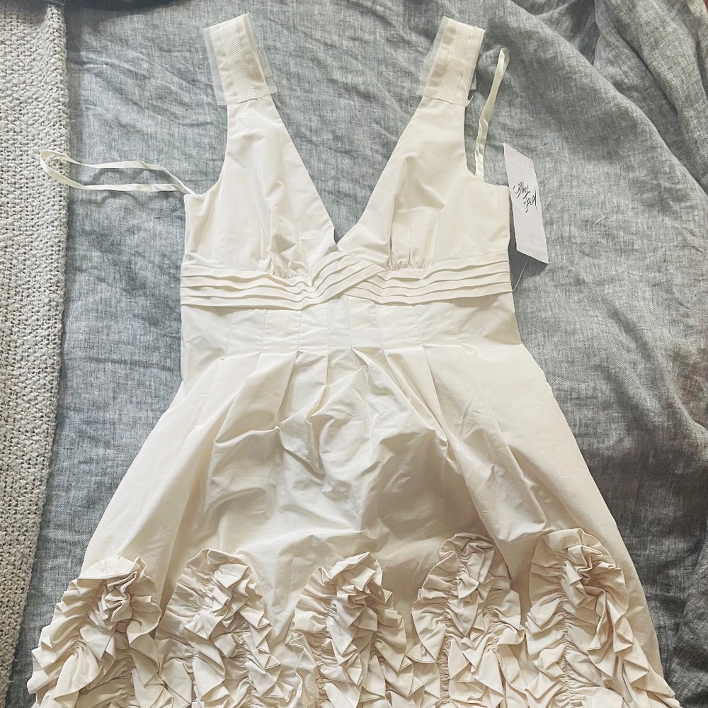 White Cocktail Dress - BCBG MAXAZRIA